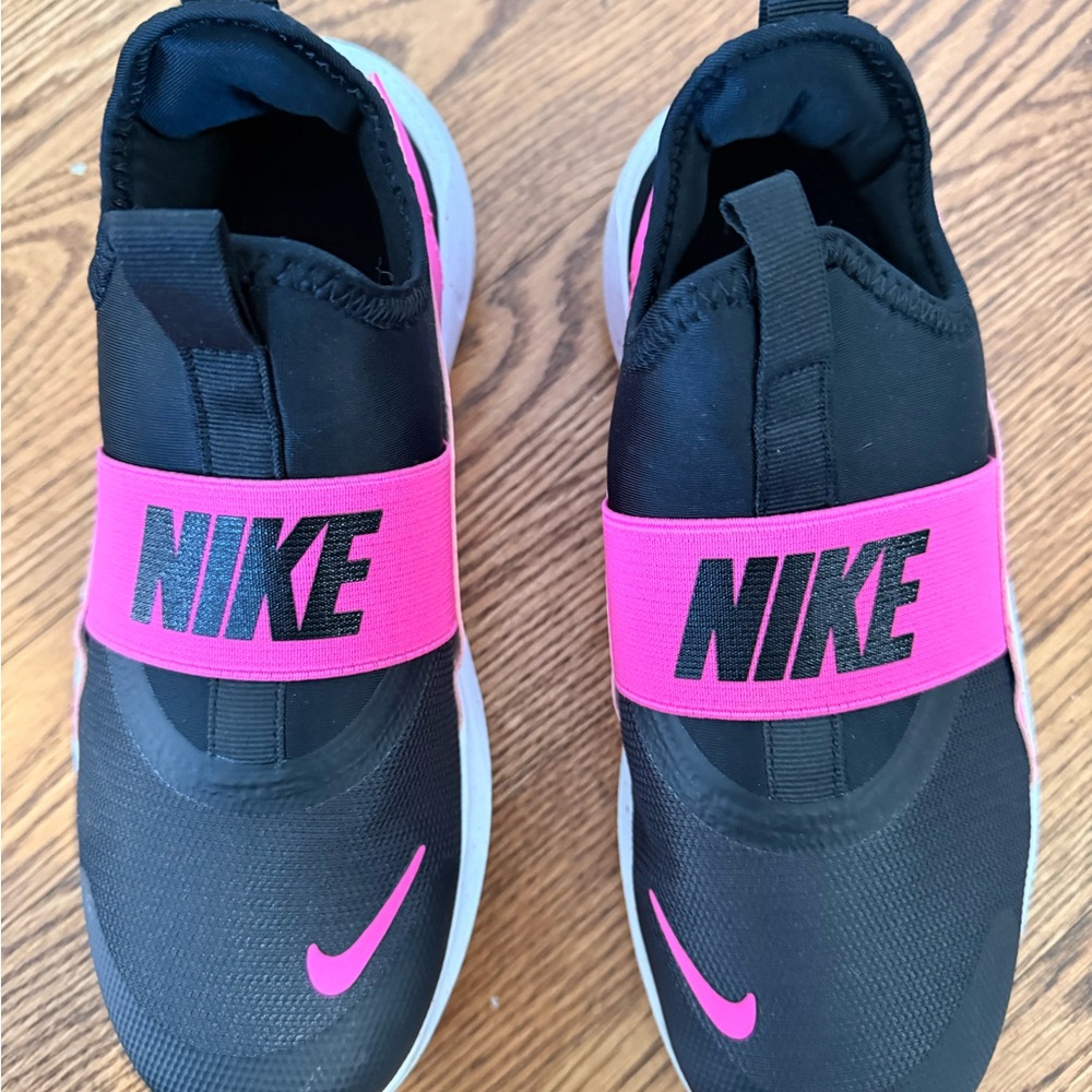 Nike Kids Black and Pink Sneakers